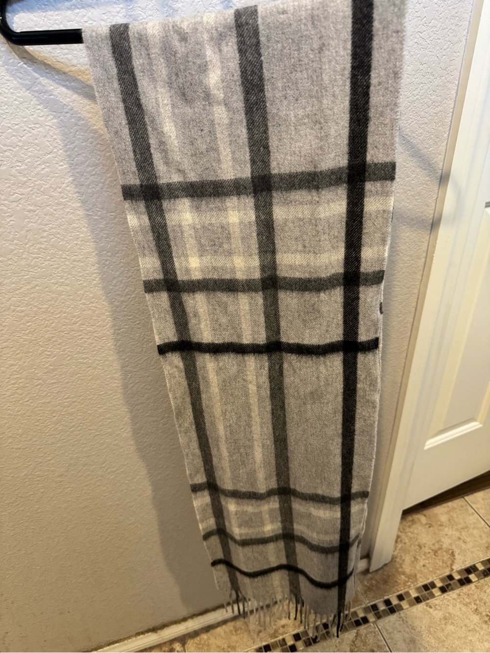 Cashmere Plaid Scarf